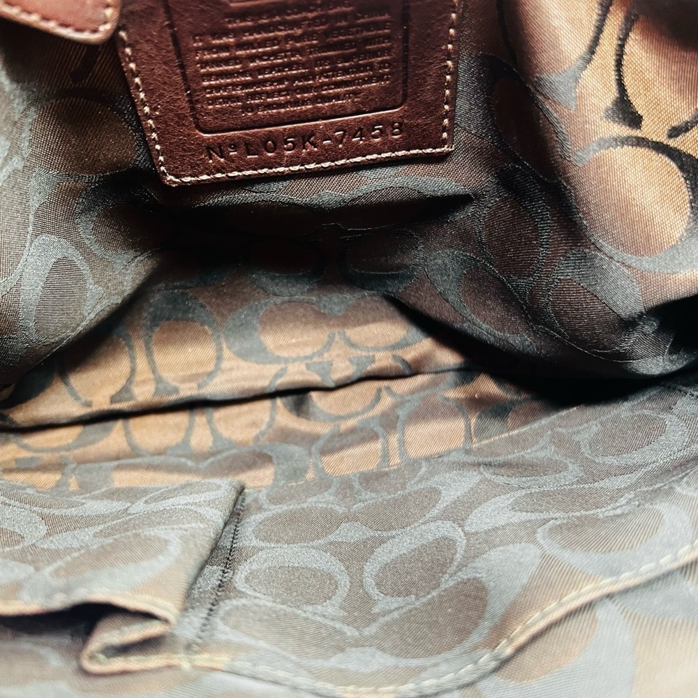 Coach Vintage #7458 Whiskey Leather Bag - Picture 16 of 16